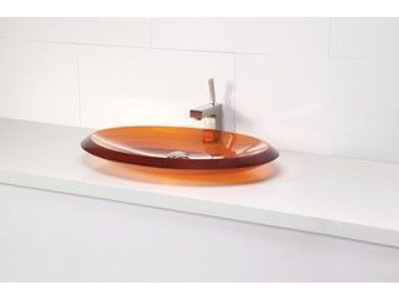 2803 Obsidian Oval Above-Counter Resin Lavatory Collection 